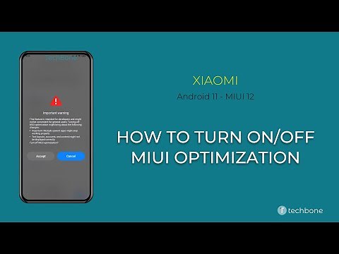 How to Turn On/Off MIUI Optimization - Xiaomi [Android 11 - MIUI 12]