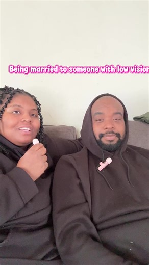 We’re going deep today. 🤍 Being married to someone with low vision adds layers to a relationship that most people don’t see. I asked my husband 5 of the