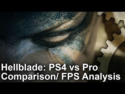[4K] Hellblade: PS4 vs PS4 Pro Graphics Comparison + Frame-Rate Test