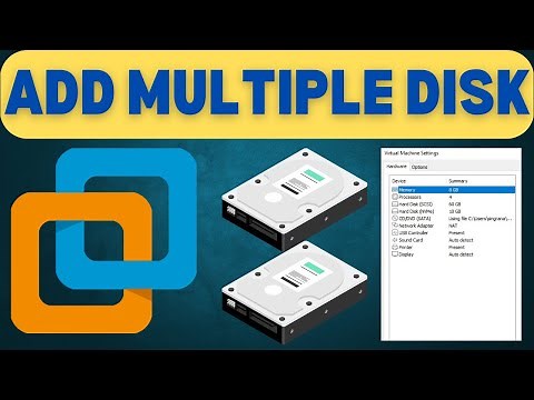 VMware workstation add additional hard disk | Add second hard disk to virtual machine.