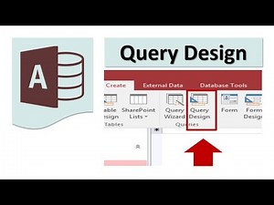 شرح Microsoft Access | Query Design
