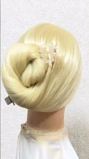 簡単ヘアアレンジ 学校ヘアクリップ夜会巻き風 School Hair Clip Hairstyle Frenchroll #簡単ヘアアレンジ #backtoschool #shorts #short