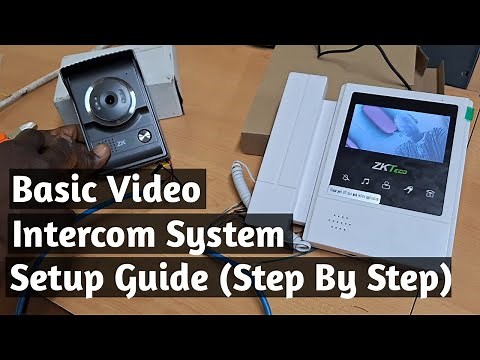 How to install a basic video intercom system