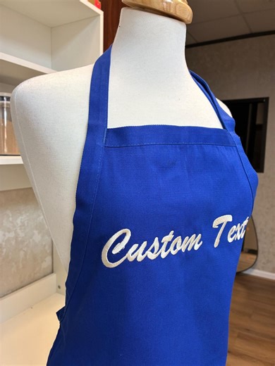 Personalized Kitchen Apron With Pockets, Custom Chef Baking Wear - Etsy