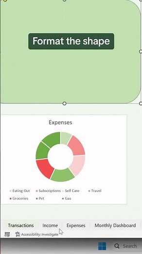 How to create stunning dashboards in Excel. 🤯 #excel #tutorial #dashboard