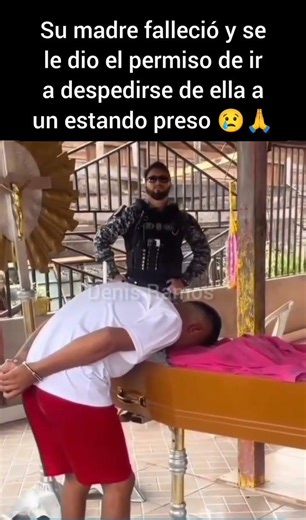 Salió bajo permiso solo a despedir a su madre 😢 #reflexiones #reflexion #jesus #hijos #madre