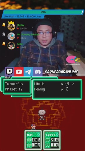 (2/3) Clumsy Robot protected by the Shield of Light, Jeff coming through with the Shield Killer and pencil rockets flying to end it. #EarthBound #Mother2 #RetroRPG #BossBattle #JeffWins