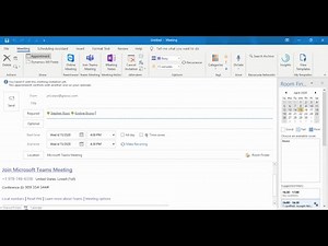 Schedule a Teams Meeting from Microsoft Outlook
