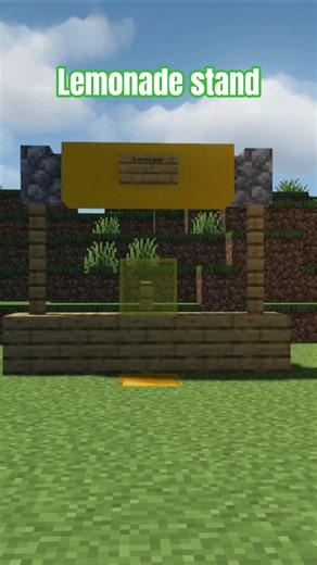 Minecraft Lemonade stand #minecraft #minecraftbuilding #minecraftshorts #minecraftshorts #gaming