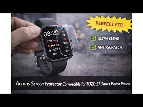 ⌚ Aemus Screen Protector Compatible for TOZO S7 Smart Watch Review 🛡️