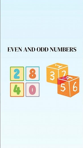 🎥 Video 14: EVEN & ODD NUMBERS 🔢