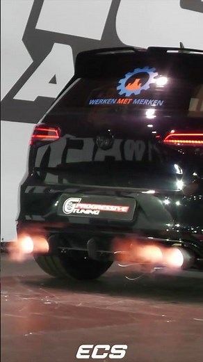 900HP Golf 7 R with Flame Mode! 🔥