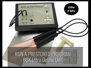 BCX Ultra Deluxe Rife - Run a Prestored Program