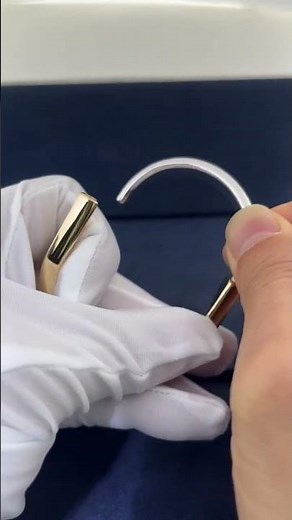 How To Open Tiffany Lock Bangle Bracelet 18K Real Gold