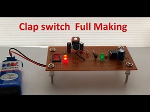 Clap switch using IC555 timer Full Making IC Based Mini Project-14