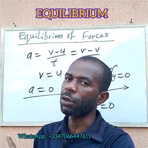 Equilibrium of FORCES fully explained for the beginners. Grade 10 & 11 students don't fail to watch this video #physics #goviral #uk #usa | Physics & Mathematics lovers