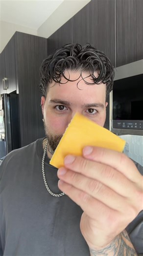 big square cheese guy