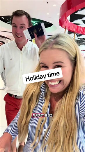 Our first holiday together as parents, without the kids 🤍 So grateful to Tim’s mum and dad for loving our babies, keeping them safe, and giving us the gift of truly switching off. We don’t take that for granted. 🥂✈️ When was your first child-free holiday?? #parenting #drkatie #holidaymode #firstclass #emirates @Emirates