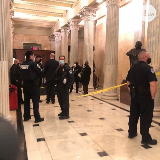 30K views · 24 reactions | USA TODAY's Christal Hayes takes you inside the historic U.S. Capitol after pro-Trump rioters were cleared from the building. | USA TODAY Video | Facebook