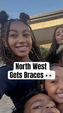 North West Gets Braces #shorts #northwest #kimkardashian
