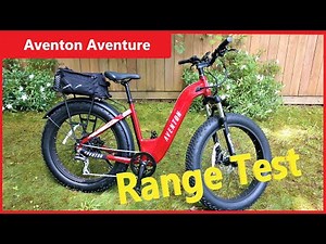 Aventon Aventure Range Test - Throttle Only