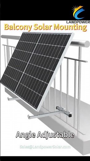 Balcony Solar Panel Mounting #solarimaging