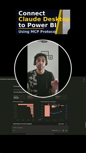 Quick Connect - Claude AI to Power BI via MCP #powerbi