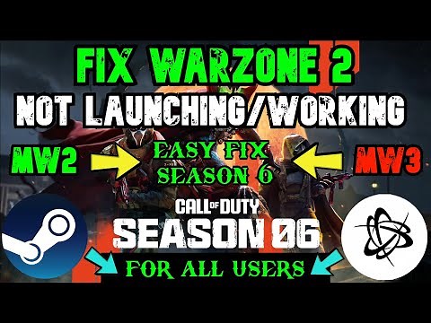 How to fix Warzone 2 Crashing & Not Launching ( Easy FIX ) - ✅*NEW UPDATE* (2023)