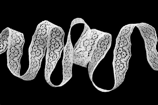 This edible lace bends like real fabric — but it's made from sugar