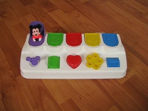 Disney Mattel Baby Pop-Up Pals – Mickey Mouse & Friends Learning Toy