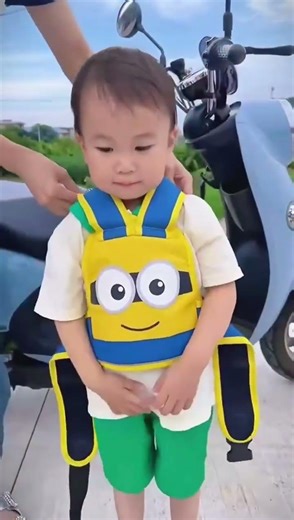 Electric bike safety strap for kids, adjustable and practical #douhot #childrensafetystraps