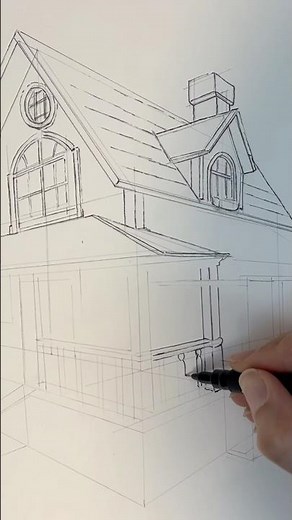 How to Draw a House with Two Point Perspective – Easy Step-by-Step Guide