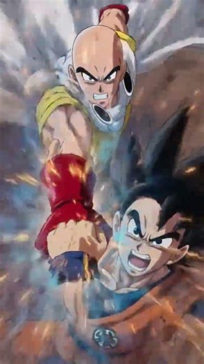 Goku vs one punch man battle 🔥 #anime #goku #shorts