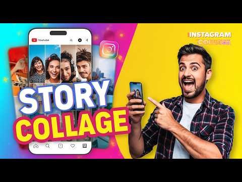 INSTAGRAM NEW COLLAGE?! - how to create collage on Instagram Story tutorial
