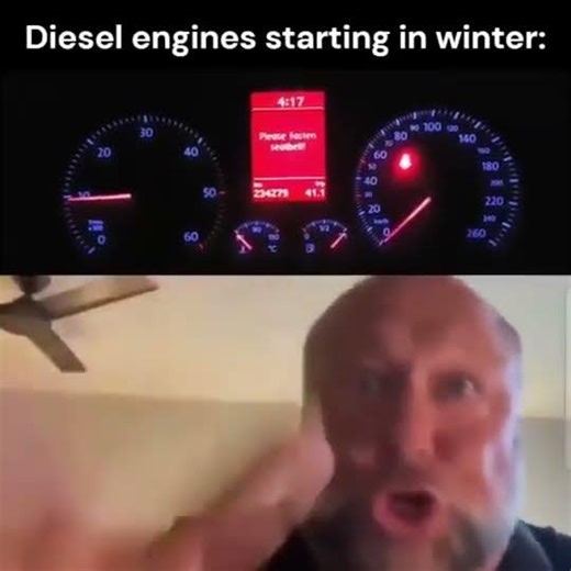 diesel engines starting in winter