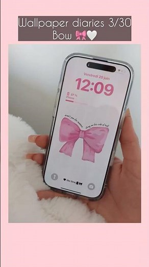 Pink Bow Wallpapers for Your Lock Screen 🎀✨ (Take a Screenshot!)