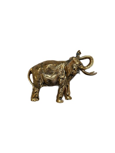 Vintage Brass Elephant Figurine – Trunk up Elephant Statue – Lucky Elephant Decor – Mid Century Brass Animal – Boho Shelf Decor - Etsy