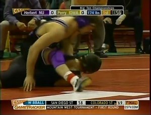 2006 NCAA Wrestling Big Ten Finals at 174 lbs: #1stSeed / Jake Herbert of Northwestern Wrestling (37 Active Wins Streak) vs #2ndSeed / Mark Perry of Iowa Wrestling (16-2) S h a r e to Inspire Others !! A battle between two 4x All-American's, who were both 2x National Champions. #2006ncaaWrestling #Big10Finals #Big10Wrestling #MissouriWrestling #JakeHerbert #FunkyWrestler #IowaWrestling #MarkPerry | Obsessed About NCAA Wrestling