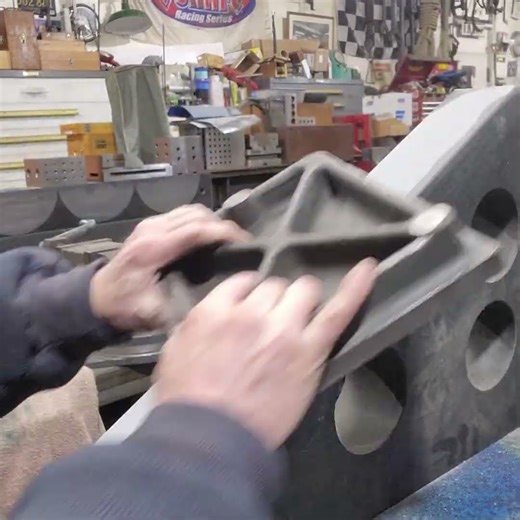 Lapping a granite tri-square edge