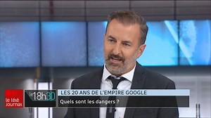 7.6K views · 42 reactions | « On sait tout, on ne se rappelle de rien […] Et en même temps, ce qui a changé, c’est le droit de vie ou de mort de Google sur toutes les entreprises.» Entrevue avec le chroniqueur Web François Charron sur les 20 ans de Google. À lire aussi => https://bit.ly/2Q6apJA | Le Téléjournal 18 h | Facebook
