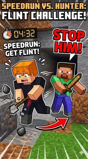 Speedrunning on Iron Ingot While My Friend Hunts Me # speedrun