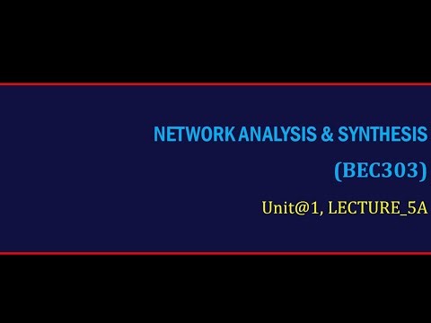 U1_L5A | Nodal Analysis | Network Analysis & Synthesis (BEC303) | Hindi