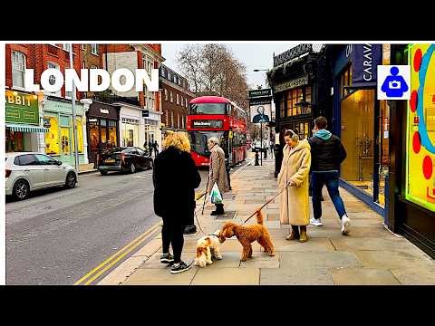 Inside London's Ultra-Wealthy Streets | Chelsea, Knightsbridge to London Oratory | 4K Winter Walk