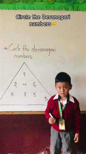 Circle the Devanagari numbers 🫶#nursery #foryou #foryoupage