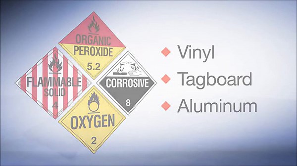 Labelmaster ZT2-1170 UN 1170 Flammable Liquid Hazmat Placard, Tagboard (Pack of 25)