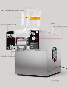 [Hot Item] Heavy Duty 180kg Snow Block Ice Snow Cone Machine for Restaurant Shaved Ice Block Machine