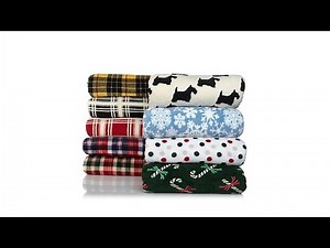 Jeffrey Banks Holiday Plush Blanket