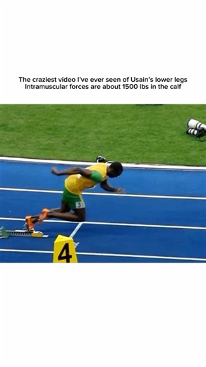 John Evans | Expert Vertical Jump Coach on Instagram: "People often say Usain Bolt was a bad accelerator, but I beg to differ. He has almost no flight time in the first few strides of his acceleration. This means he can spend more time pushing into the ground and less time in the air. He also covers a MASSIVE amount of space each stride through each powerful and long push. As he moves faster he starts to fully unlock something he does better than anyone else in the world- his elasticity. Each st