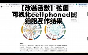 【改装函数】弦图-可视化cellphonedb细胞互作结果