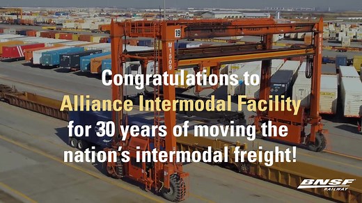 6.6K views · 158 reactions | Our Alliance Intermodal Facility in North Texas has been operational for 30 years! Congratulations to the many dedicated team members who over the years have built the success of this important facility. Thank you for providing safe, efficient round-the-clock service for our intermodal freight customers. #logistics #freight #intermodal | BNSF Railway | Facebook